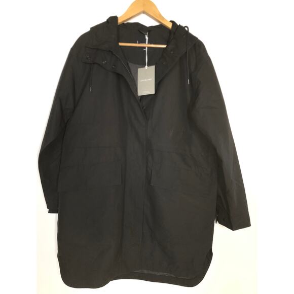 Everlane The ReNew Anorak Jacket Black M MWT - Picture 3 of 8